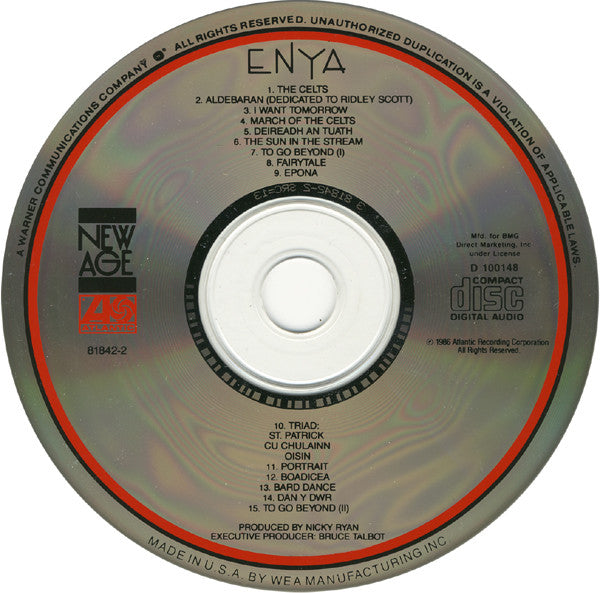 Enya : Enya (Album,Club Edition)