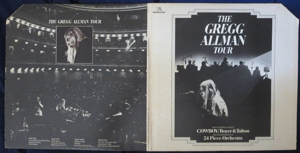 Gregg Allman With Cowboy (6) / Scott Boyer & Tommy Talton : The Gregg Allman Tour  (LP,Album)