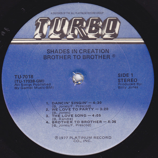 Brother To Brother : Shades In Creation (LP,Album)