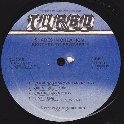 Brother To Brother : Shades In Creation (LP,Album)
