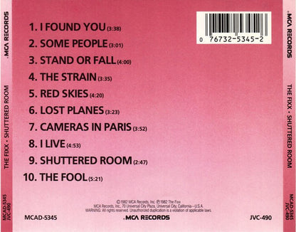 Fixx, The : Shuttered Room (Album,Reissue)