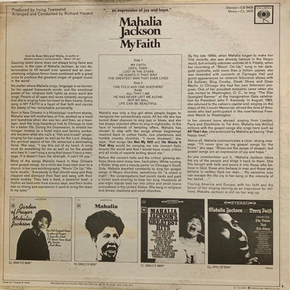 Mahalia Jackson : My Faith (LP,Album,Stereo)