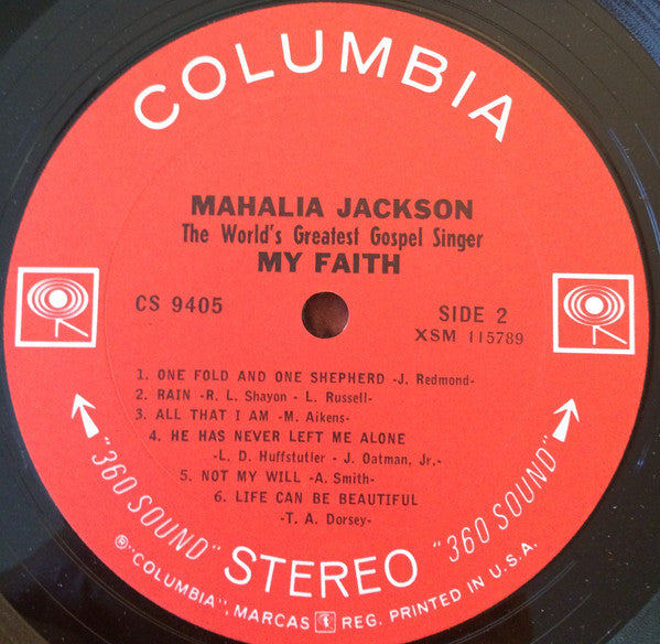 Mahalia Jackson : My Faith (LP,Album,Stereo)
