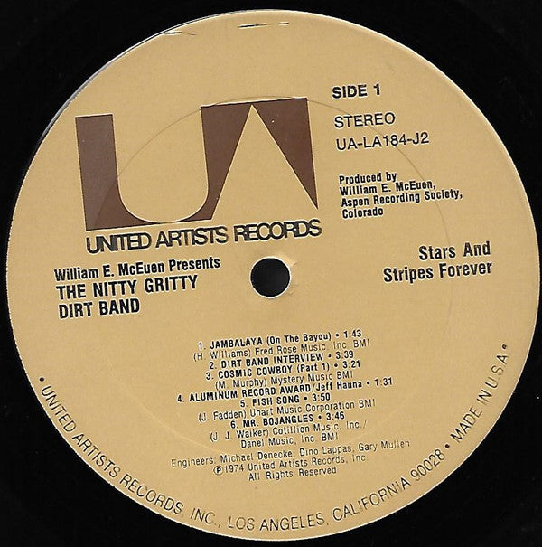William E. McEuen Presents Nitty Gritty Dirt Band : Stars And Stripes Forever (LP,Album)
