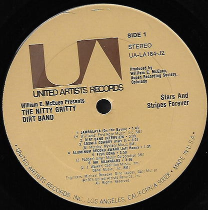 William E. McEuen Presents Nitty Gritty Dirt Band : Stars And Stripes Forever (LP,Album)