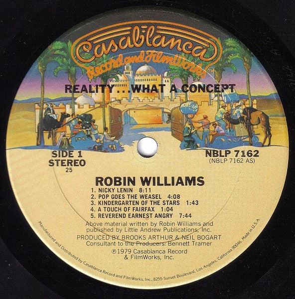 Robin Williams : Reality... What A Concept (LP,Album,Stereo)