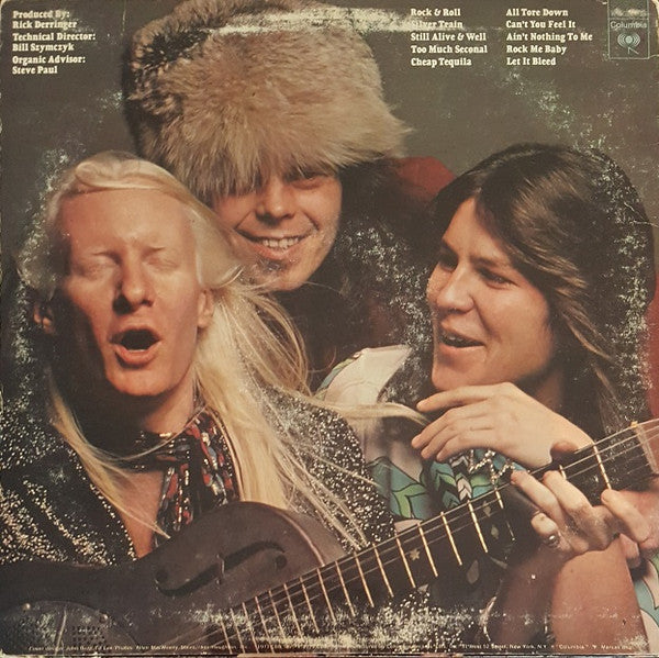 Johnny Winter : Still Alive And Well (LP,Album)