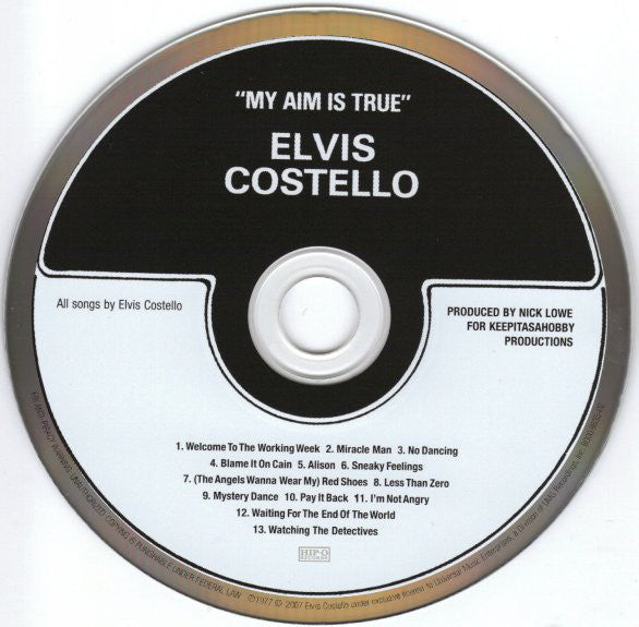 Elvis Costello : My Aim Is True (Album,Reissue)