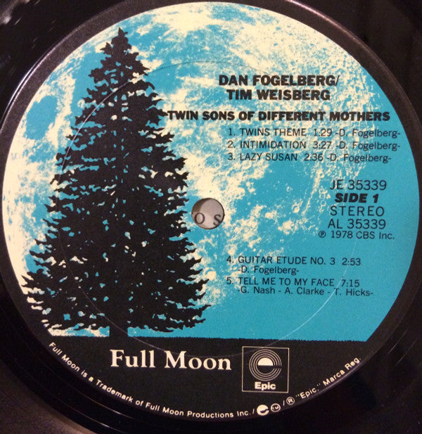Dan Fogelberg & Tim Weisberg : Twin Sons Of Different Mothers (LP,Album)
