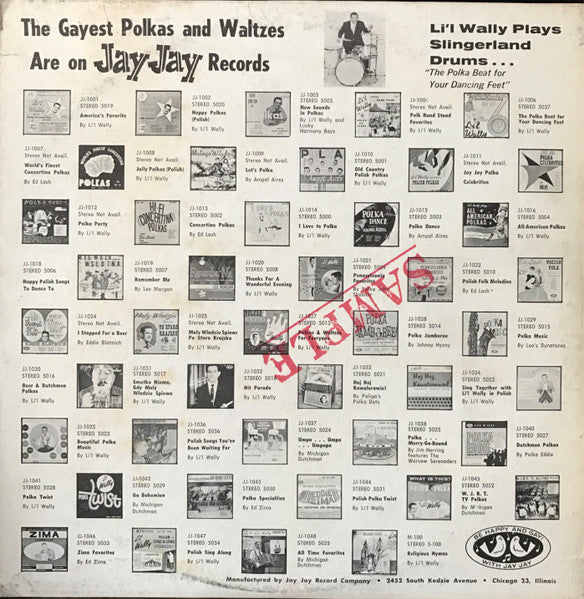 Lil' Wally : Oh Boy, Polka Joy! (LP,Album,Mono)