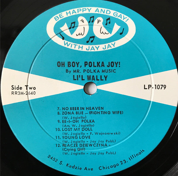 Lil' Wally : Oh Boy, Polka Joy! (LP,Album,Mono)