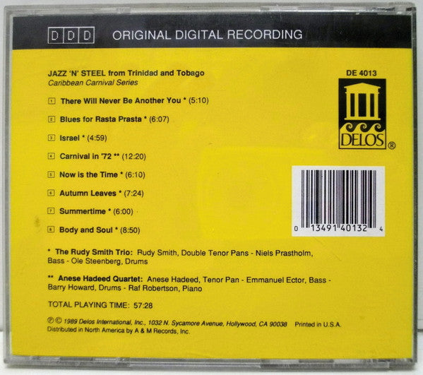 Rudy Smith Trio, Anese Hadeed Quartet : Jazz 'n' Steel From Trinidad And Tobago (Compilation)