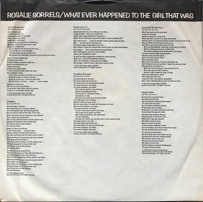 Rosalie Sorrels : What Ever Happened To The Girl That Was (LP,Album,Promo)