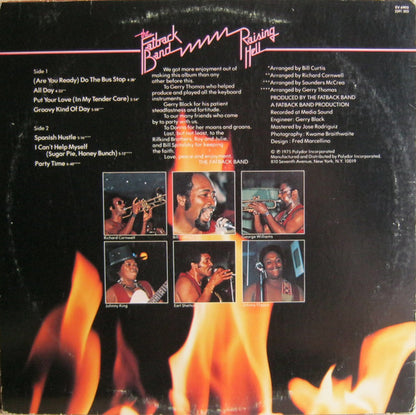 Fatback Band, The : Raising Hell (LP,Album)