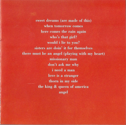 Eurythmics : Greatest Hits (Compilation,Club Edition,Stereo)