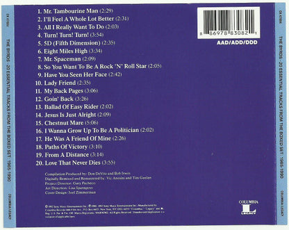 Byrds, The : 20 Essential Tracks From The Boxed Set: 1965-1990 (Compilation,Reissue,Remastered)