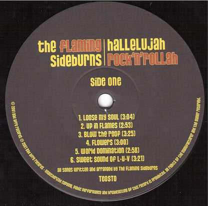 Flaming Sideburns, The : Hallelujah Rock'n'Rollah (LP,Album)