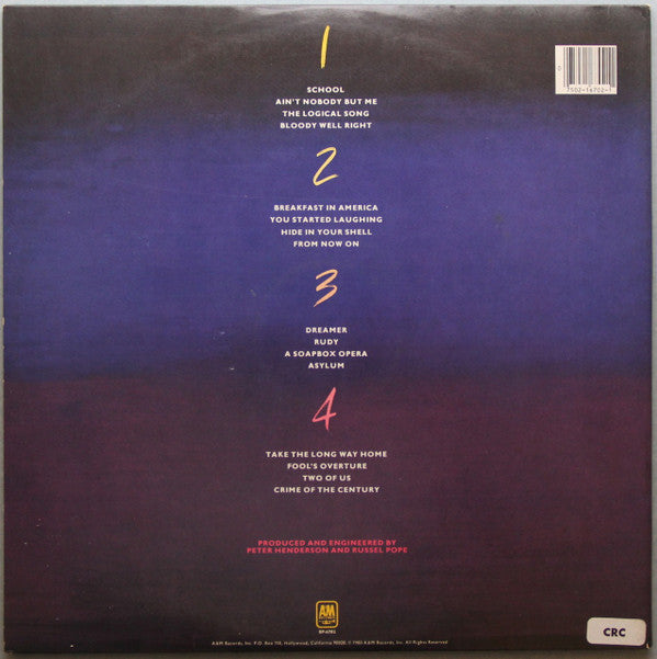 Supertramp : Paris (LP,Album,Club Edition)