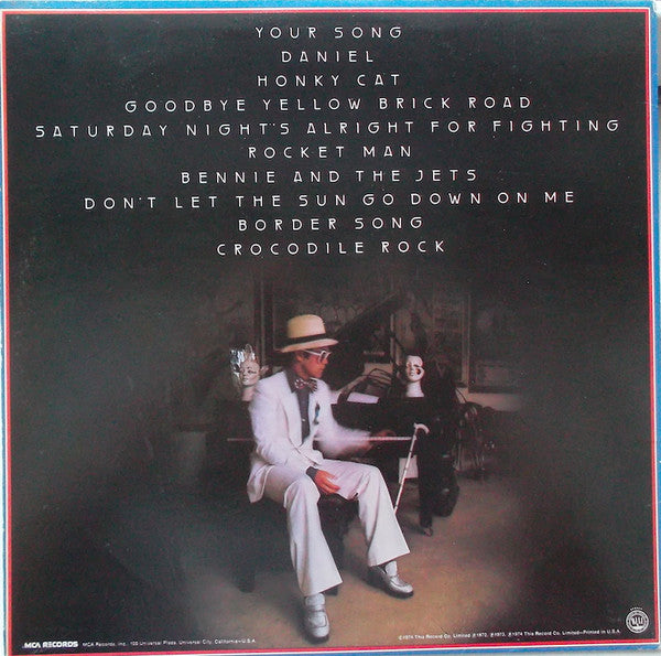 Elton John : Greatest Hits (LP,Compilation)