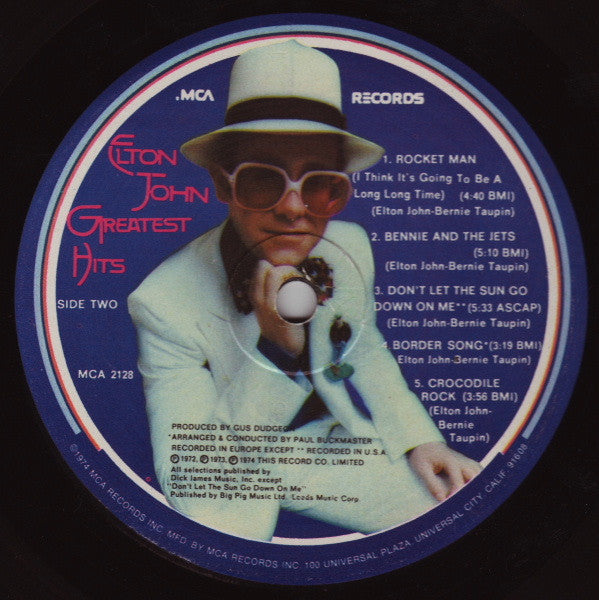 Elton John : Greatest Hits (LP,Compilation)