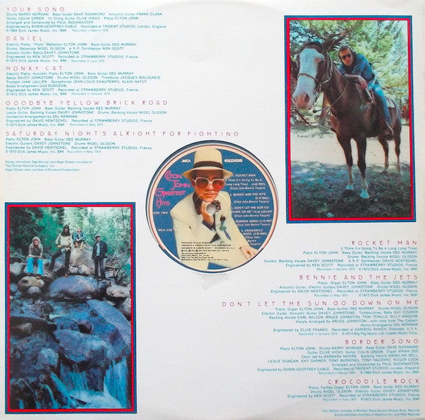 Elton John : Greatest Hits (LP,Compilation)
