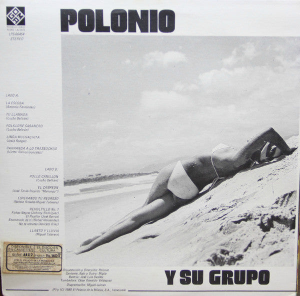 Polonio y Su Grupo : Bailando Con Polonio Vol 2 (LP,Album)