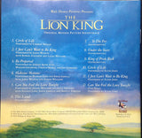 Various : The Lion King (Original Motion Picture Soundtrack) (Album)