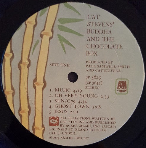 Cat Stevens : Buddha And The Chocolate Box (LP,Album,Stereo)