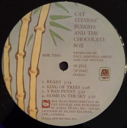 Cat Stevens : Buddha And The Chocolate Box (LP,Album,Stereo)
