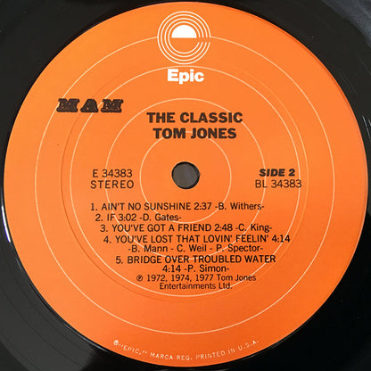 Tom Jones : The Classic (LP,Compilation)
