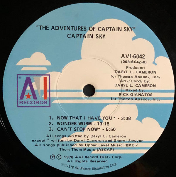 Captain Sky : The Adventures Of Captain Sky (LP,Album)