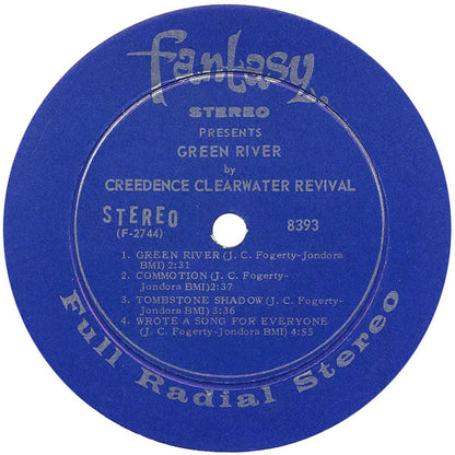 Creedence Clearwater Revival : Green River (LP,Album,Stereo)