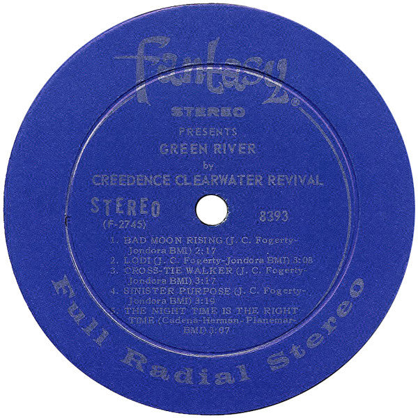 Creedence Clearwater Revival : Green River (LP,Album,Stereo)
