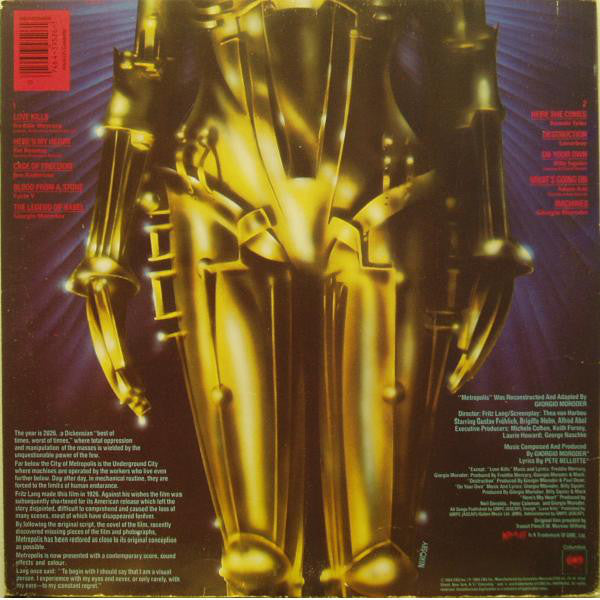 Various : Metropolis (Original Motion Picture Soundtrack) (LP,Album)