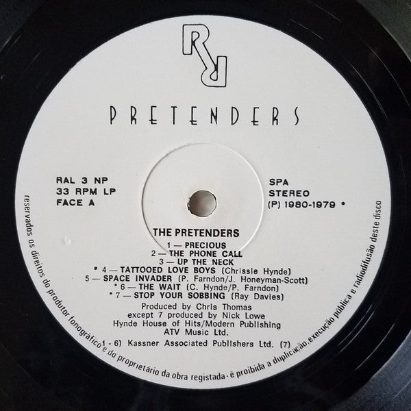 Pretenders, The : Pretenders (LP,Album)