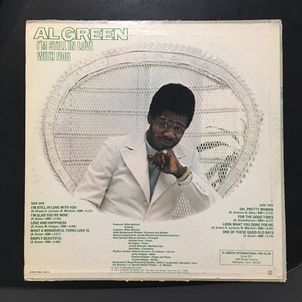 Al Green : I'm Still In Love With You (LP,Album,Stereo)
