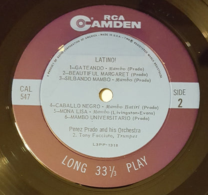 Perez Prado : Latino! (LP,Album,Mono)