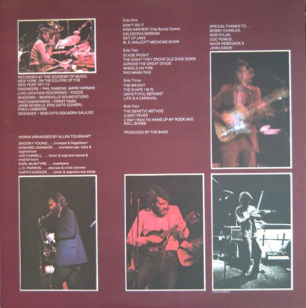 Band, The : Rock Of Ages (The Band In Concert) (LP,Album,Stereo)