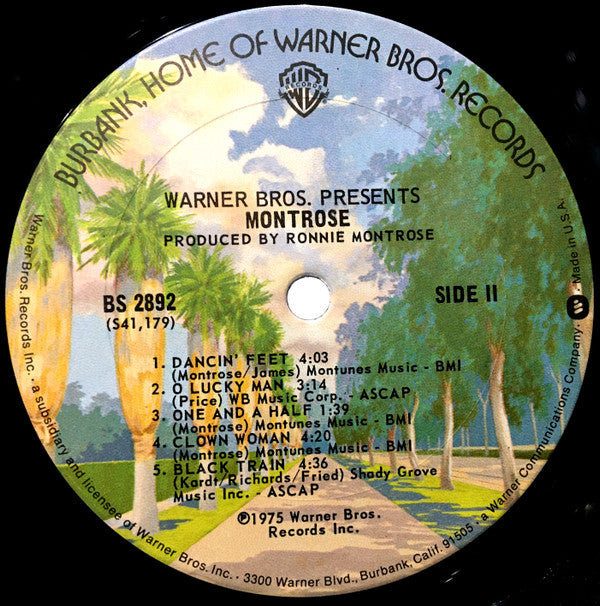 Montrose (2) : Warner Bros. Presents Montrose! (LP,Album)