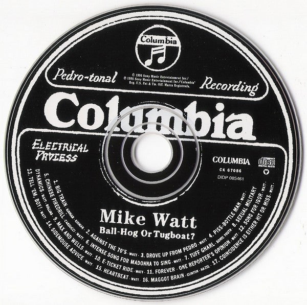 Mike Watt : Ball-Hog Or Tugboat? (Album)