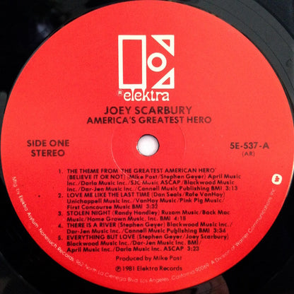 Joey Scarbury : America's Greatest Hero (LP,Album)