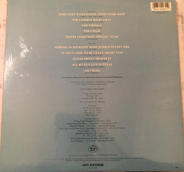 George Strait : Greatest Hits Volume Two (LP,Compilation,Club Edition)