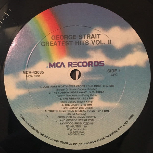 George Strait : Greatest Hits Volume Two (LP,Compilation,Club Edition)