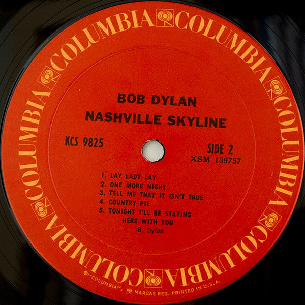Bob Dylan : Nashville Skyline (LP,Album,Repress)