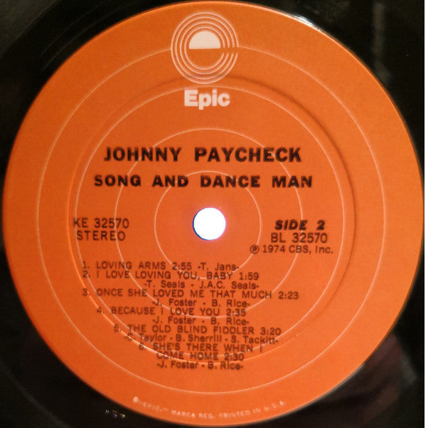 Johnny Paycheck : Song & Dance Man (LP,Album)