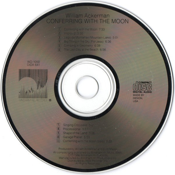 William Ackerman : Conferring With The Moon (Album,Reissue)