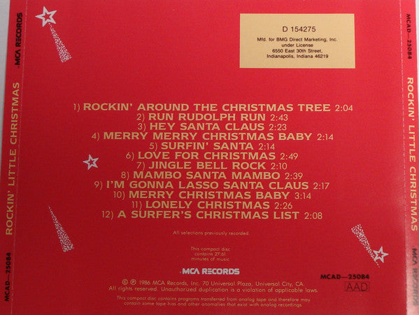 Various : Rockin' Little Christmas (Compilation,Club Edition)