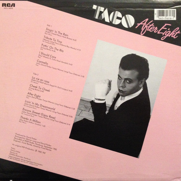 Taco : After Eight (LP,Album,Stereo)