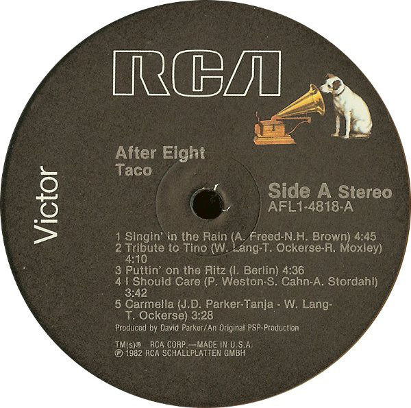 Taco : After Eight (LP,Album,Stereo)