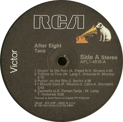 Taco : After Eight (LP,Album,Stereo)